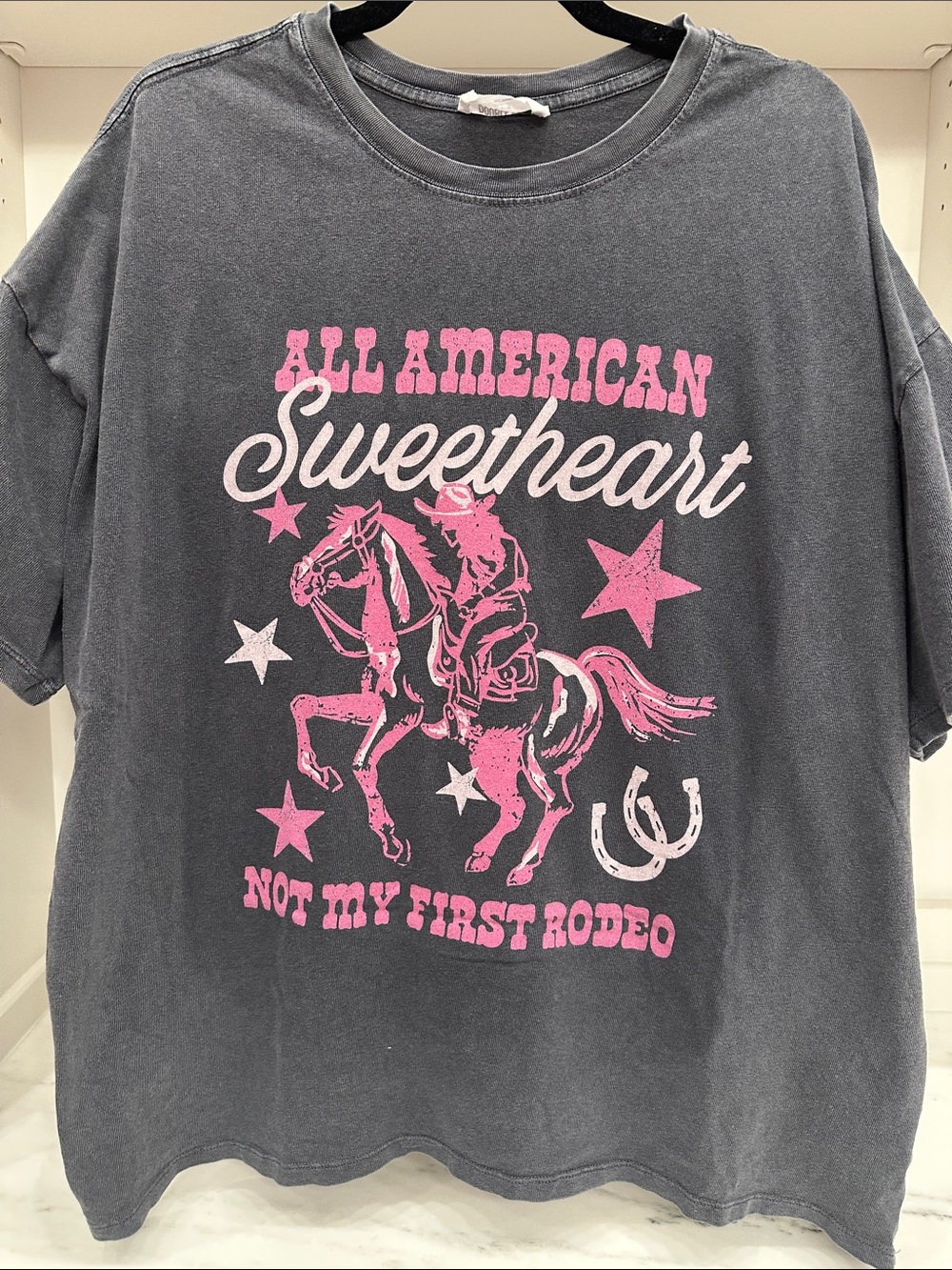 Double Zerp s/m all  American Sweetheart Graphic Tee .  Like new